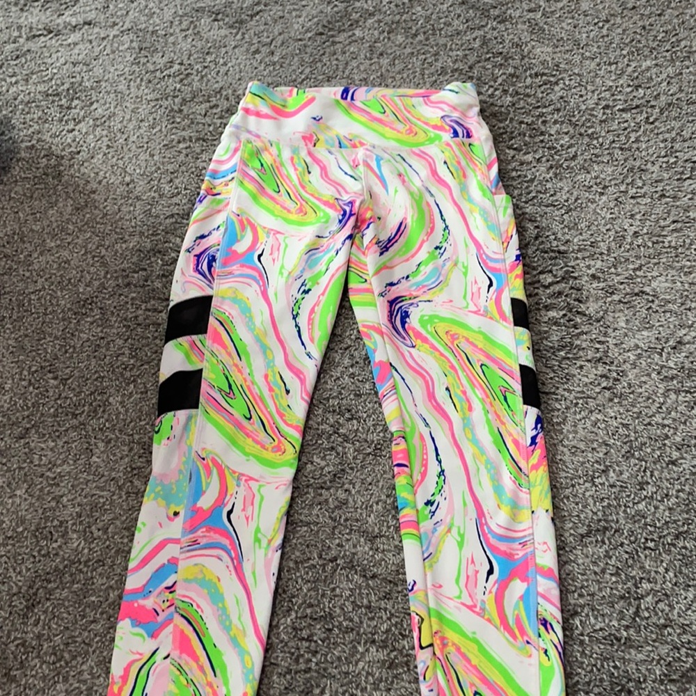 Tie dye leggings with pockets